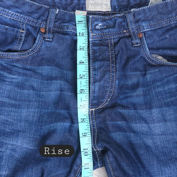 Jack & Jones Vintage Clark Original Jeans Men's 32x32 Dark Wash Straight Denim - Picture 13 of 16